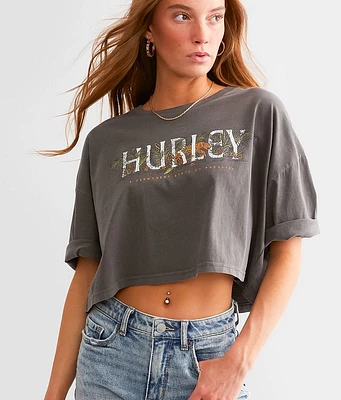 Hurley Jungleer Boyfriend Cropped T-Shirt