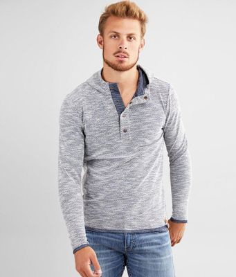Outpost Makers Snap Henley Hoodie