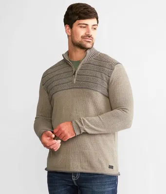 Outpost Makers Plated Quarter Zip Sweater