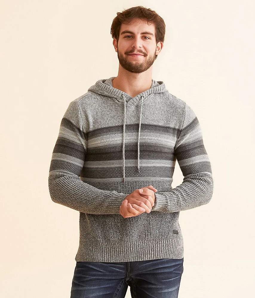 Outpost Makers Striped Crossover Hooded Sweater