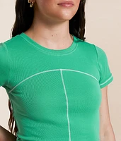Contrast Stitch T-Shirt