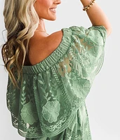 Off The Shoulder Maxi Dress