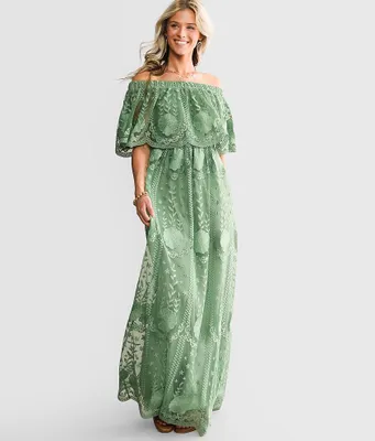 Off The Shoulder Maxi Dress