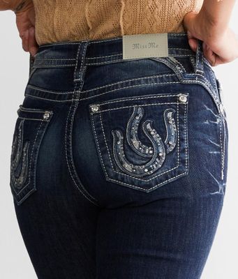 Miss Me Curvy Straight Stretch Cuffed Jean