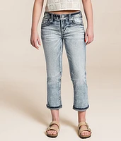 Universal Mid-Rise Cuffed Stretch Capri Jean