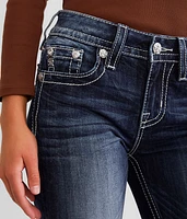 Mid-Rise Flare Stretch Jean