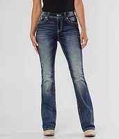 Curvy Mid-Rise Boot Stretch Jean