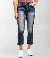 Miss Me Curvy Cuffed Stretch Cropped Jean