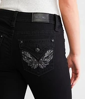 Curvy Cuffed Stretch Capri Jean