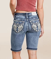 Mid-Rise Bermuda Stretch Short