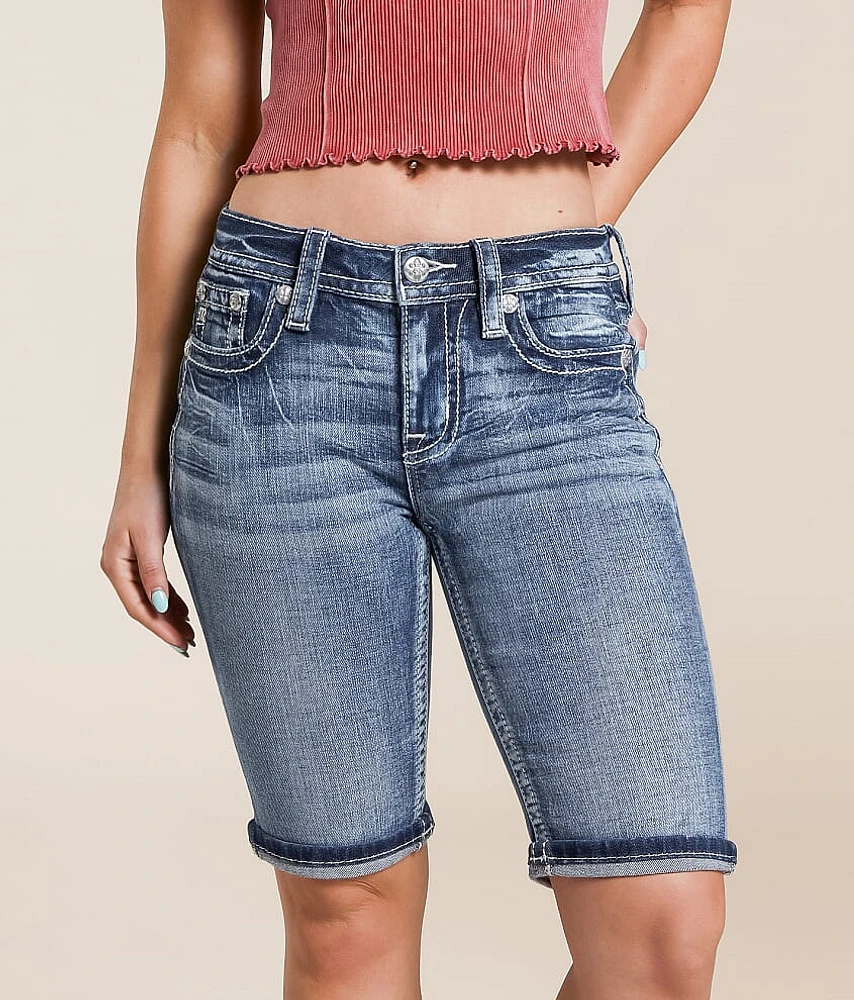 Mid-Rise Bermuda Stretch Short