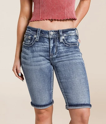 Mid-Rise Bermuda Stretch Short