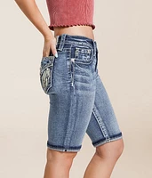 Mid-Rise Bermuda Stretch Short