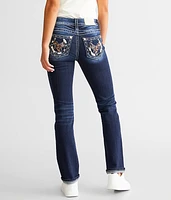 Mid-Rise Straight Stretch Jean