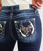 Mid-Rise Straight Stretch Jean