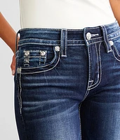 Mid-Rise Straight Stretch Jean