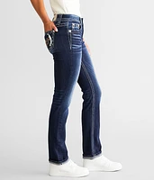 Mid-Rise Straight Stretch Jean