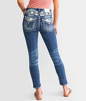 Mid-Rise Ankle Skinny Stretch Jean