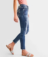 Mid-Rise Ankle Skinny Stretch Jean