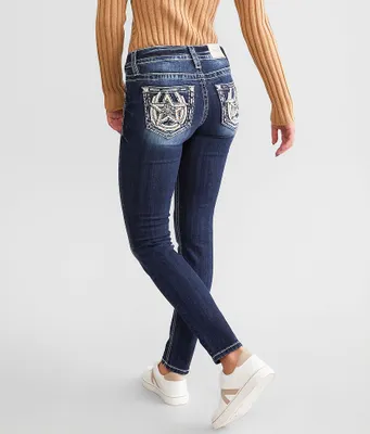 Miss Me Low Rise Ankle Skinny Stretch Jean