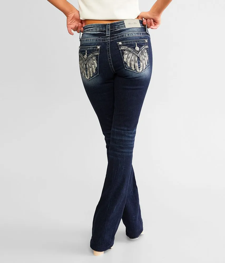 Miss Me Low Rise Tailored Boot Stretch Jean