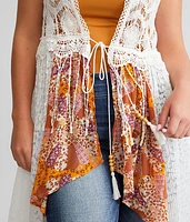 Pieced Crochet Vest