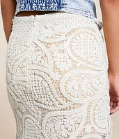 Crochet Asymmetrical Skirt