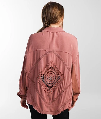 Dolman Pieced Blouse