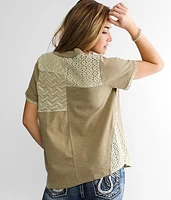 Pieced Crochet Top