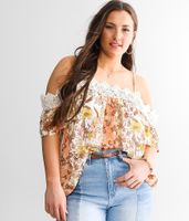 Miss Me Cold Shoulder Top