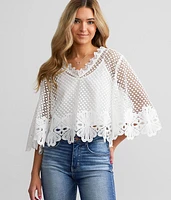 Crochet Lace Cropped Top