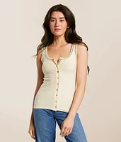 Crochet Trim Tank Top