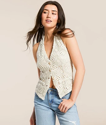 Crochet Halter Vest