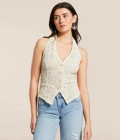 Crochet Halter Vest