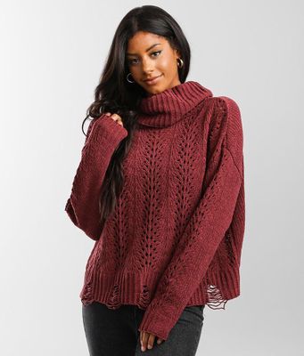 BKE Chenille Turtleneck Sweater