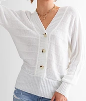 Back Lace-Up Sweater