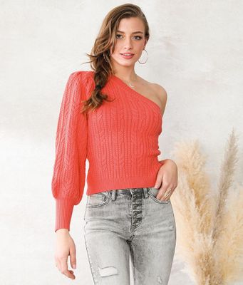 Willow & Root One Shoulder Sweater