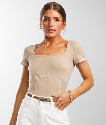 Moa Square Neck Cropped Top