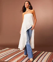 Eyelet Maxi Skirt