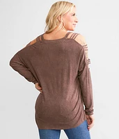 Strappy Cold Shoulder Top