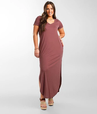Solid Maxi Dress