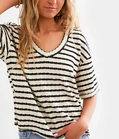 Striped Knit Top