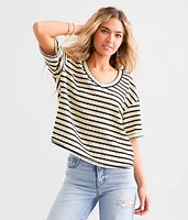 Striped Knit Top