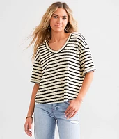 Striped Knit Top