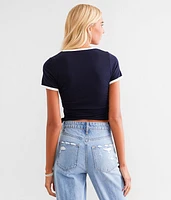 Hanky Ribbed Top