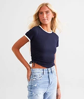 FITZ + EDDI Hanky Ribbed Top