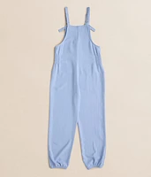 Girls - Smocked Jogger Overalls