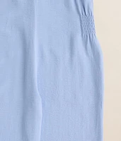 Girls - Smocked Jogger Overalls