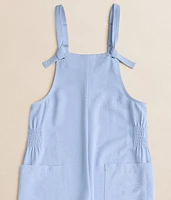 Girls - Smocked Jogger Overalls