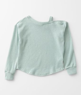 Girls - Daytrip Brushed Waffle Knit Top